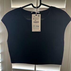 Zara Crop Top Black